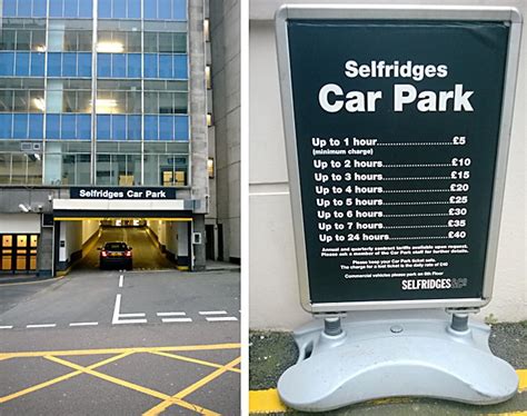 selfridges manchester car park.